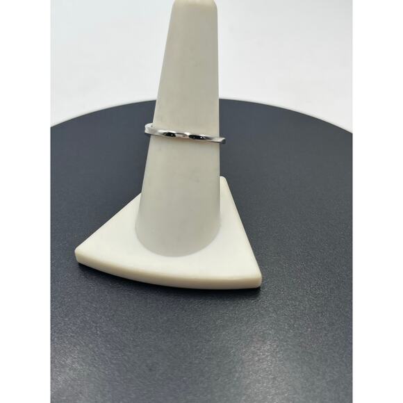 IBB CN 925 Rose Gold Vermeil CZ Two Tone Floral Love Knot Ring Sz 8 - Picture 5 of 8